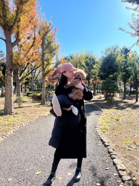 深澤と犬