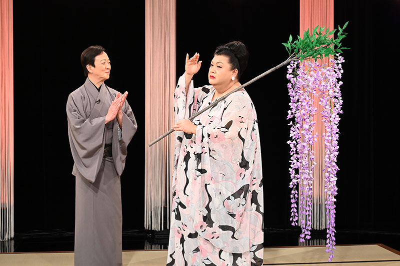 ▼「藤娘」藤の精